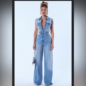 Denim jumpsuit